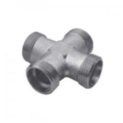 ADAPTATEUR HYDRAULIQUE EN CROIX  4 X MALE M22X1,5 - 15L 