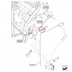 POIGNEE DE PORTE NEW HOLLAND FORD CASE162294 