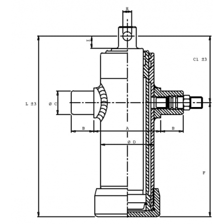 VERIN TELESCOPIQUE 2 EXPANSIONS 16,1 TONNES VERIN TELESCOPIQUE 2 EXPANSIONS 16,1 TONNES