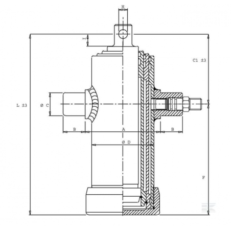 VERIN TELESCOPIQUE 3 EXPANSIONS 11,7 TONNES COURSE 1043 MM VERIN TELESCOPIQUE 3 EXPANSIONS 11,7 TONNES COURSE 1043 MM