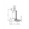 VERIN TELESCOPIQUE FIXATION INFERIEURE 3 EXPANSIONS 11,7 TONNES COURSE 1043 MM VERIN TELESCOPIQUE FIXATION INFERIEURE 3 EXPANSIONS 11,7 TONNES COURSE 1043 MM