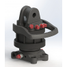 ROTATEUR HYDRAULIQUE GR463 FLASQUE 