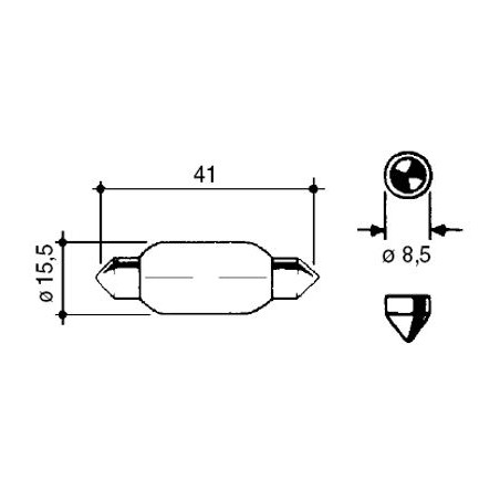 SHUTTLE BULB 12V / 21W