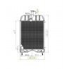 RADIATEUR POUR TRACTEUR MASSEY FERGUSON 230 - 240 - 250 - 1680547M92 RADIATEUR POUR TRACTEUR MASSEY FERGUSON 230 - 240 - 250 - 1680547M92