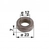 RONDELLE POUR VIS DE CULASSE 12 X 23 X 7 DEUTZ 