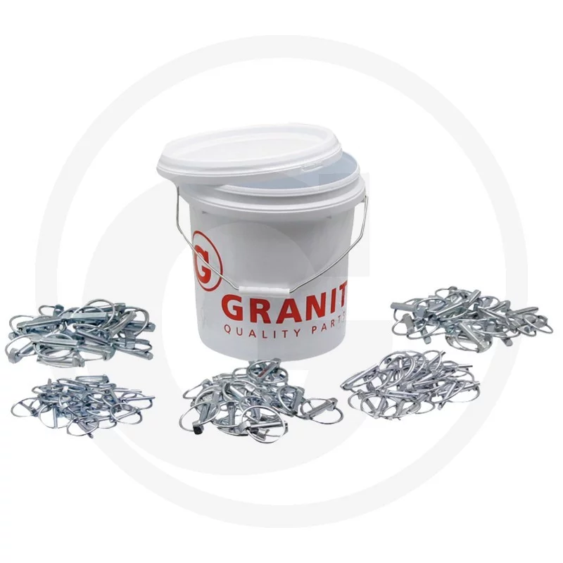 ASSORTIMENT DE 100 GOUPILLES CLIPS 