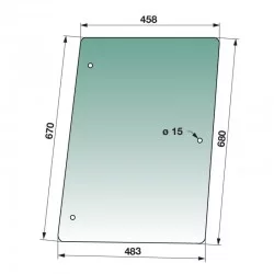 VITRE LATERALE DROITE 