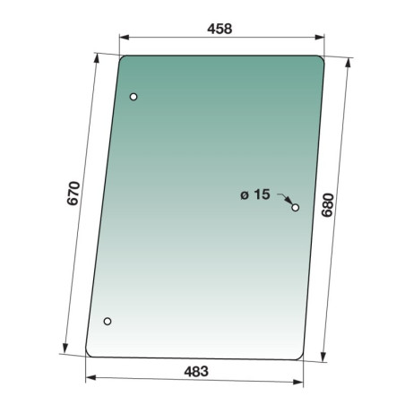 VITRE LATERALE GAUCHE 