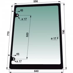 VITRE LATERALE DROITE 82029320 