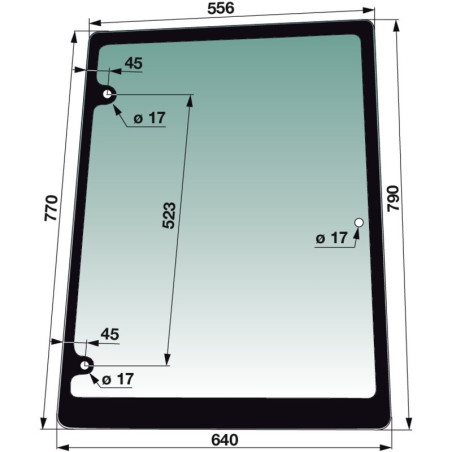 VITRE LATERALE DROITE 82029320 