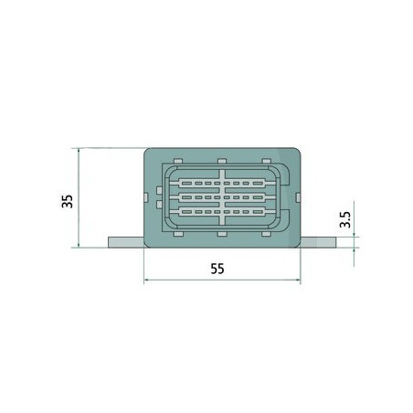 CENTRALE CLIGNOTANTE 12V 21W POUR CASE NEW HOLLAND STEYR162618 