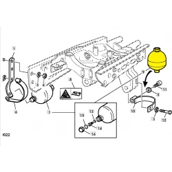 ACCUMULATEUR PONT AVANT JOHN DEERE162620 