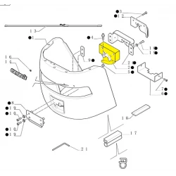 VERROU DE CAPOT POUR CASE NEW HOLLAND 