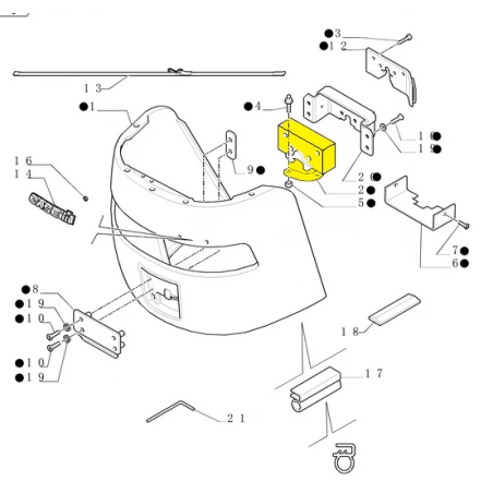 VERROU DE CAPOT POUR CASE NEW HOLLAND VERROU DE CAPOT POUR CASE NEW HOLLAND