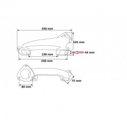 COLECTOR DE ESCAPE A4.212 - A4.236 - A4.248 