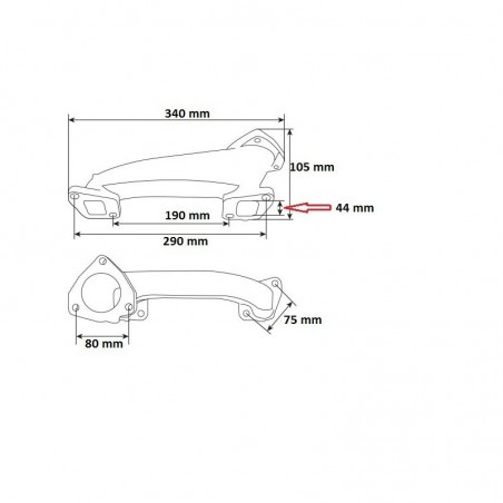 COLLETTORE SCARICO A4.212 - A4.236 - A4.248 COLLETTORE SCARICO A4.212 - A4.236 - A4.248