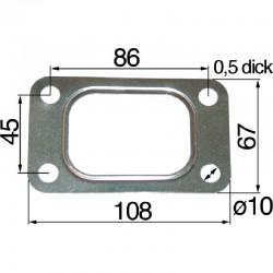 JOINT DE COLLECTEUR D'ECHAPPEMENT 
