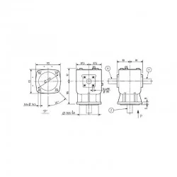 BOITIER RENVOI D'ANGLE LF-151A 151000 