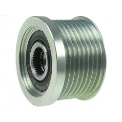 POULIE D'ALTERNATEUR 8 GORGES Ø 61 MM LARGEUR 38 MM 