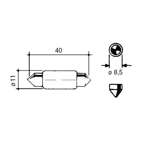 SHUTTLE BULB 12V / 10W