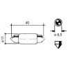 SHUTTLE BULB 12V / 10W
