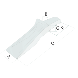 DENT TYPE BOFORS B0 - 4047166, 4046815 