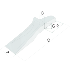 DENT TYPE BOFORS B0 - 4047166, 4046815 