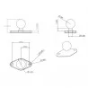 BASE LOSANGE BOULE B (1'') 