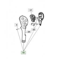 POIGNEE COMPLETE DE COMMANDE VITESSES JOHN DEERE AUTOQUAD PLUS162627 