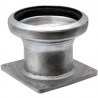 RACCORD MALE AVEC FLASQUE 4" 