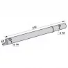 AXE PORTE BRAS POUR ANDAINEUR KUHN K8009740 AXE PORTE BRAS POUR ANDAINEUR KUHN K8009740