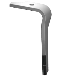 DENT DE HERSE ROTATIVE DROITE 2 PLAQUETTES CARBURE  