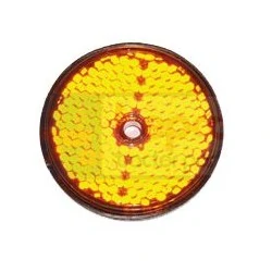 YELLOW SCREW-ON REFLECTOR