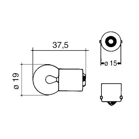 KUGELBIRNE 12V / 10W