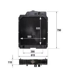 RADIATEUR POUR RENAULT 7700019549, 7700019779