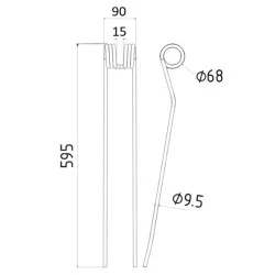 DENT D'ANDAINEUR  9557100 