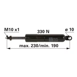 VERIN PNEUMATIQUE DE VOLANT