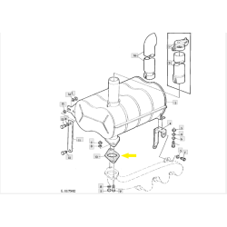 JOINT DE SILENCIEUX D'ÉCHAPPEMENT POUR JOHN DEERE 