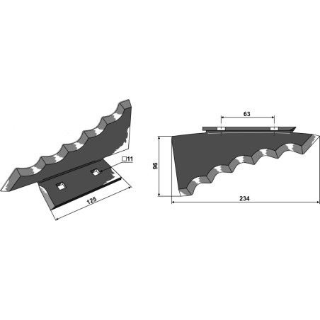 COUTEAU GAUCHE POUR KEENAN 701359 