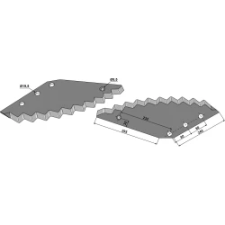 COUTEAU POUR TRIOLIET 31639 / 05945 