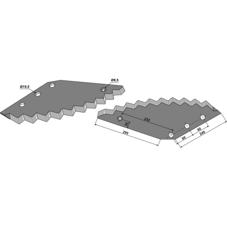 COUTEAU POUR TRIOLIET 31639 / 05945 