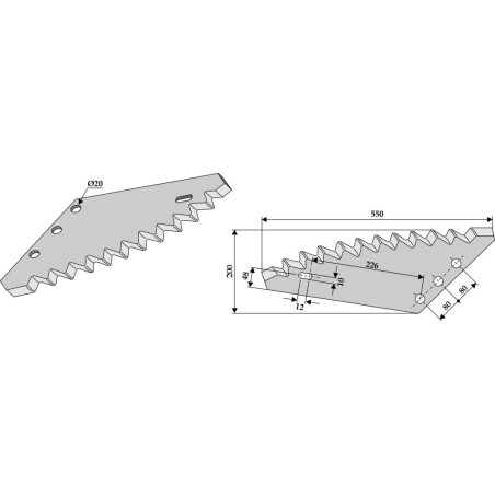 COUTEAU DE MELANGEUSE 