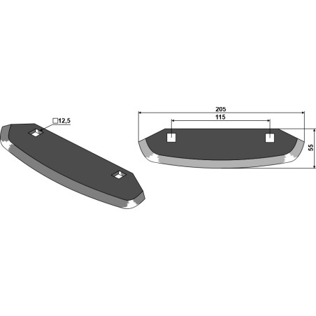 COUTEAU DE MELANGEUSE 16800039 