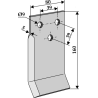 COUTEAU  DROIT - C08005 