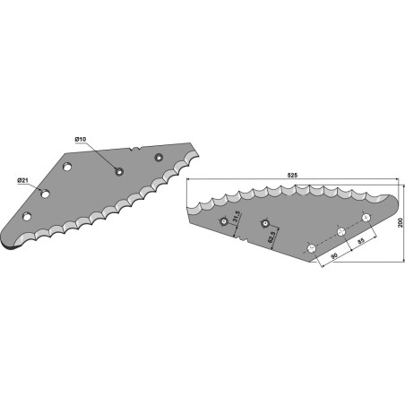 COUTEAU  POUR MELANGEUSE - 01030174 
