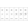 ASSORTIMENT D'ÉCROUS À RIVETER 150 PIECES 