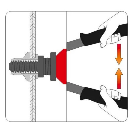 PINCE A RIVETER POUR ÉCROUS À RIVETER 