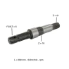 ARBRE DE PRISE DE FORCE 6 CANNELURES POUR JOHN DEERE - R38224 