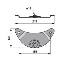 PORTA FACA PARA KRONE