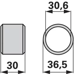 LEFT TUBE BUSHING